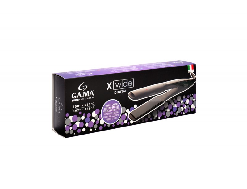 Մազերը հարթեցնող հարդուկ Gama X-WIDE DIGITAL TOURMALINE PTC33 - Image 2