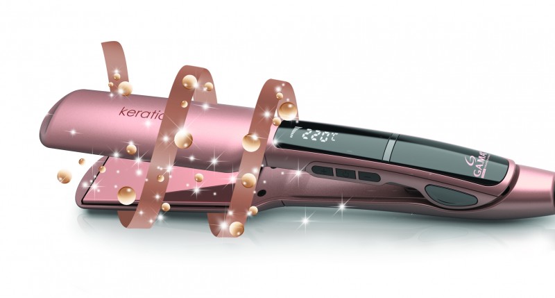 Մազերը հարթեցնող հարդուկ Gama X-WIDE KERATION DIGITAL - Image 2